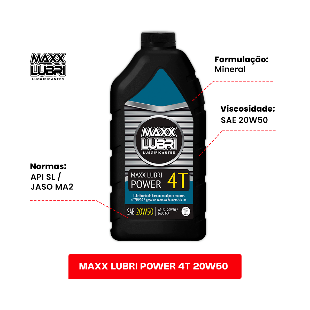 Maxx Lubri Power 4T 20W50 Sl 1 Maxx Lubri Power 4T 20W50 SL