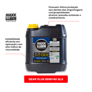 Maxx Lubri Gear Plus 85W140 GL5 BB