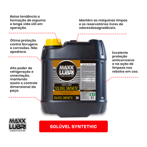 Maxx Lubri Solúvel Syntethic BB